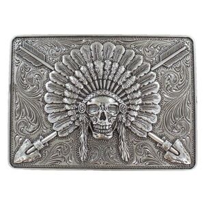 Ariat Silver Belt Buckle with Intricate Design